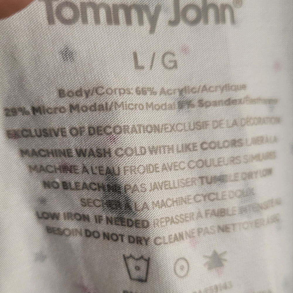 Tommy John Pajama Set Size Large - Picture 6 of 9